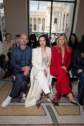 Gabriele Corcos, Debi Mazarau, Alexandra Richards at the Front Row at the Gabriela Hearst Fashion Show Ready to Wear Collection Fall Winter 2026 2027 during Paris Fashion Week PFW , at the Petit Palais, in Paris, France, on March 09, 2026 Jeremy Melloul Bestimage Front Row at the Gabriela Hearst Fashion Show Ready to Wear Collection Fall Winter 2026 2027 during Paris Fashion Week on March 09, 2026  Copyright: xJeremyxMelloulx xBestimagexJeremyxMelloulx xBestimagex