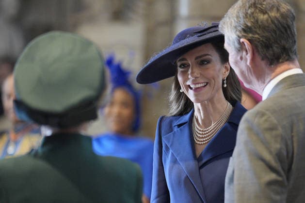 . 09 03 2026. London, United Kingdom. King Charles III , Queen Camilla, Prince William and Kate Middleton at the Commonwealth Day Service at Westminster Abbey in London.  xi-Imagesx xPoolx IIM-26620-0161