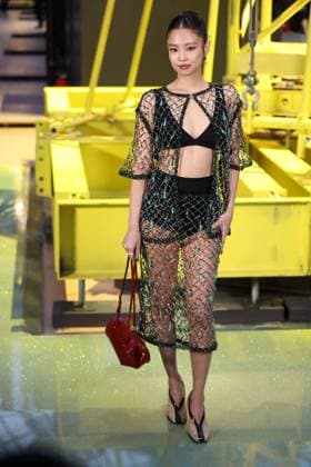 PFW - Chanel Photocall Singer Kim Jennie aka Jennie pictured on photocall of Chanel Womenswear Fall Winter 2026-2027 show as part of Paris Fashion Week at Grand Palais, in Paris, France on March 9, 2026. Photo by Jerome Domine ABACAPRESS.COM Paris France  Copyright: xDominexJerome ABACAx