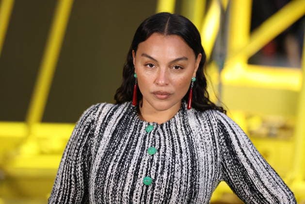 PFW - Chanel Photocall Paloma Elsesser pictured on photocall of Chanel Womenswear Fall Winter 2026-2027 show as part of Paris Fashion Week at Grand Palais, in Paris, France on March 9, 2026. Photo by Jerome Domine ABACAPRESS.COM Paris France  Copyright: xDominexJerome ABACAx