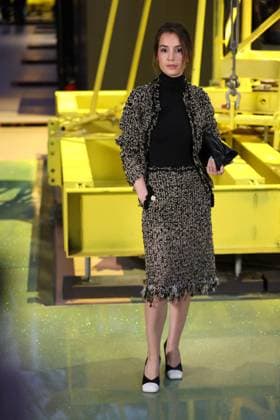 PFW - Chanel Photocall Manon Clavel pictured on photocall of Chanel Womenswear Fall Winter 2026-2027 show as part of Paris Fashion Week at Grand Palais, in Paris, France on March 9, 2026. Photo by Jerome Domine ABACAPRESS.COM Paris France  Copyright: xDominexJerome ABACAx