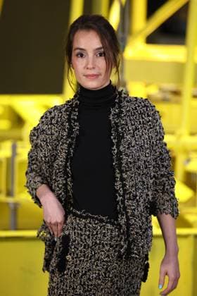 PFW - Chanel Photocall Manon Clavel pictured on photocall of Chanel Womenswear Fall Winter 2026-2027 show as part of Paris Fashion Week at Grand Palais, in Paris, France on March 9, 2026. Photo by Jerome Domine ABACAPRESS.COM Paris France  Copyright: xDominexJerome ABACAx