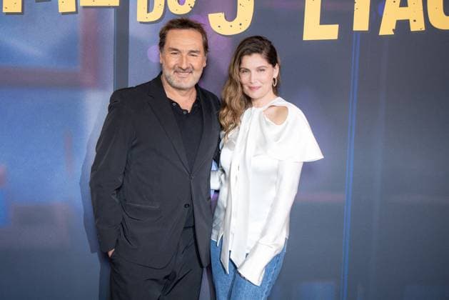Crime Du 3eme Etage Premiere - Paris Gilles Lellouche and Laetitia Casta attend the photocall for the premiere of Crime Du 3eme Etage held at the Pathe Wepler in Paris, France on March 9, 2026. Photo by David Boyer ABACAPRESS.COM Paris France  Copyright: xBoyerxDavid ABACAx