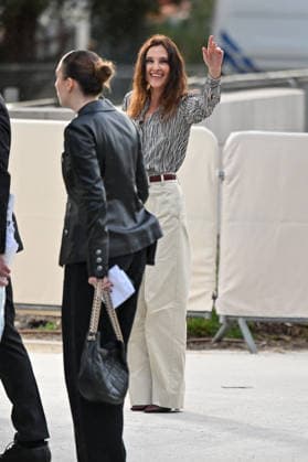 PFW Chanel Outside Arrivals Virginie Ledoyen arriving at the Chanel show during Fashion Week in Paris, France on March 9, 2026. Photo by Julien Reynaud APS-Medias ABACAPRESS.COM Paris France  Copyright: xReynaudxJulien APS-Medias ABACAx