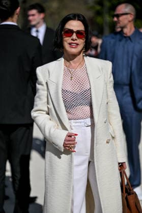 PFW Gabriela Hearst Outside Arrivals Debi Mazar arriving at the Gabriela Hearst show during Fashion Week in Paris, France on March 9, 2026. Photo by Julien Reynaud APS-Medias ABACAPRESS.COM Paris France  Copyright: xReynaudxJulien APS-Medias ABACAx