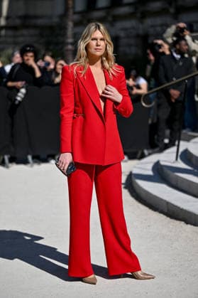 PFW Gabriela Hearst Outside Arrivals Alexandra Richards arriving at the Gabriela Hearst show during Fashion Week in Paris, France on March 9, 2026. Photo by Julien Reynaud APS-Medias ABACAPRESS.COM Paris France  Copyright: xReynaudxJulien APS-Medias ABACAx