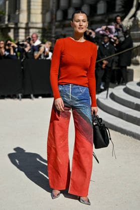 PFW Gabriela Hearst Outside Arrivals Toni Garrn arriving at the Gabriela Hearst show during Fashion Week in Paris, France on March 9, 2026. Photo by Julien Reynaud APS-Medias ABACAPRESS.COM Paris France  Copyright: xReynaudxJulien APS-Medias ABACAx