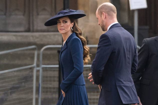 March 9, 2026, London, England, United Kingdom: CATHERINE, Princess of Wales and WILLIAM, Prince of Wales arrive for the Commonwealth Day Service at Westminster Abbey held annually to celebrate the people and cultures of the Commonwealth nations. London United Kingdom - ZUMAs371 20260309_zip_s371_048 Copyright: xWiktorxSzymanowiczx