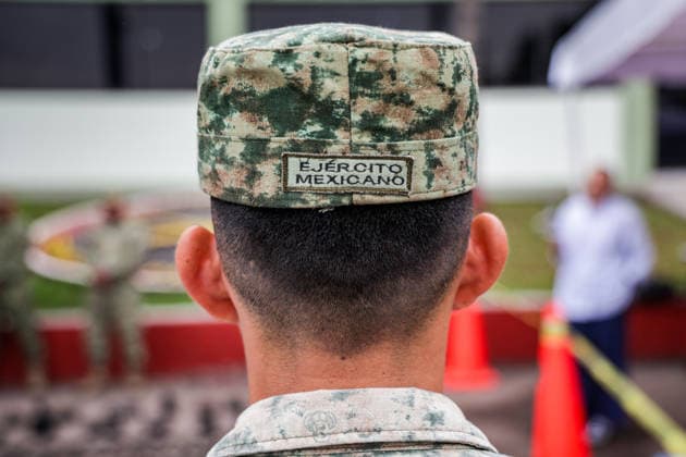 Mexican Army destroys seized weapons in Sinaloa SINALOA, MEXICO - MARCH 09: The Mexican Army destroy 610 long guns and 92 handguns, as well as 5,013 magazines and 316,036 rounds of ammunition during an official ceremony at the 9th Military Zone in Sinaloa, Mexico, on March 09, 2026. These weapons were seized from organized crime during recent federal operations in Sinaloa. Among the destroyed weapons were Colt 1911 pistols with gold embellishments that may have belonged to drug traffickers. Weapons seizures have increased in recent months due to the greater military presence in Sinaloa amid the ongoing conflict between internal factions of the Sinaloa Cartel. Jesus Verdugo Anadolu Sinaloa Mexico. Editorial use only. Please get in touch fo  Copyright: x2026xAnadoluxJesusxVerdugox