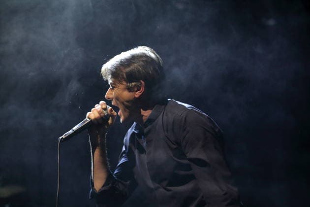 Brett Anderson from the band Suede at a concert at the Uber Eats Music Hall in Berlin, March 9, 2026 Suede concert Berlin