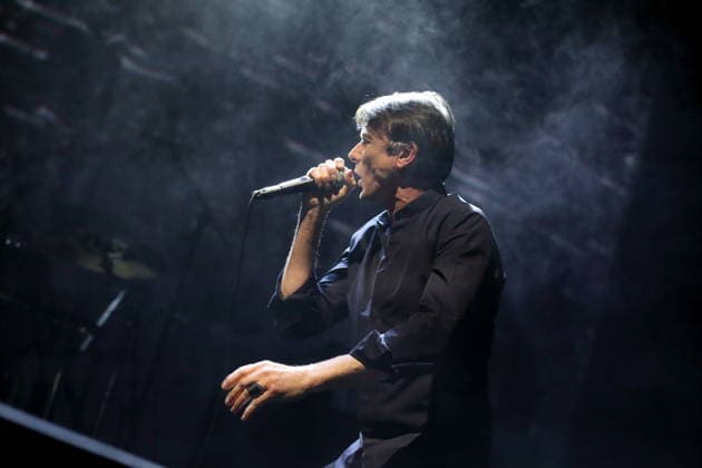 Brett Anderson from the band Suede at a concert at the Uber Eats Music Hall in Berlin, March 9, 2026 Suede concert Berlin