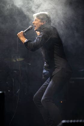 Brett Anderson from the band Suede at a concert at the Uber Eats Music Hall in Berlin, March 9, 2026 Suede concert Berlin