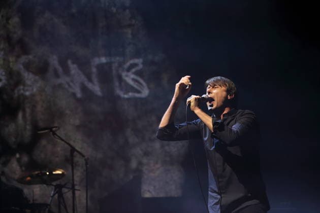 Brett Anderson from the band Suede at a concert at the Uber Eats Music Hall in Berlin, March 9, 2026 Suede concert Berlin