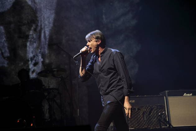 Brett Anderson from the band Suede at a concert at the Uber Eats Music Hall in Berlin, March 9, 2026 Suede concert Berlin