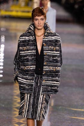PFW - Chanel Runway LZ A model walks the runway during the Chanel Winter 2026-2027 show as part of Paris Fashion Week on March 09, 2026 at Grand Palais in Paris, France. Photo by Laurent Zabulon ABACAPRESS.COM  Copyright: xZabulonxLaurent ABACAx