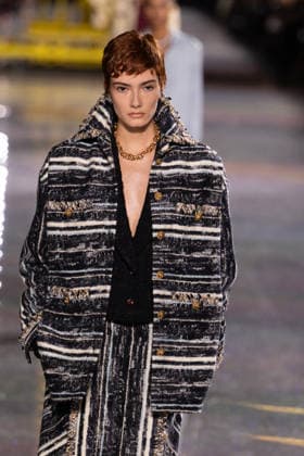 PFW - Chanel Runway LZ A model walks the runway during the Chanel Winter 2026-2027 show as part of Paris Fashion Week on March 09, 2026 at Grand Palais in Paris, France. Photo by Laurent Zabulon ABACAPRESS.COM  Copyright: xZabulonxLaurent ABACAx