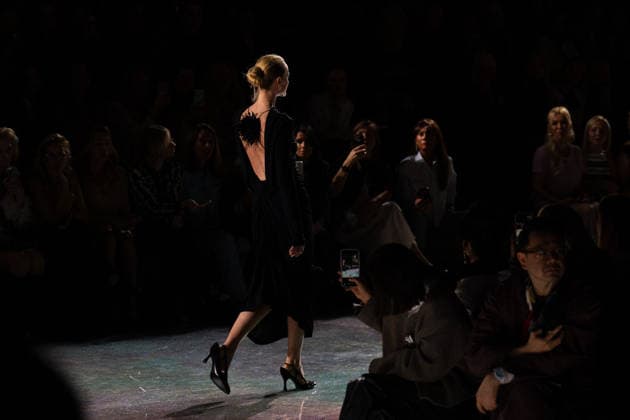 PFW - Chanel Runway LZ Anne Vyalitsyna walks the runway during the Chanel Winter 2026-2027 show as part of Paris Fashion Week on March 09, 2026 at Grand Palais in Paris, France. Photo by Laurent Zabulon ABACAPRESS.COM Paris  Copyright: xZabulonxLaurent ABACAx