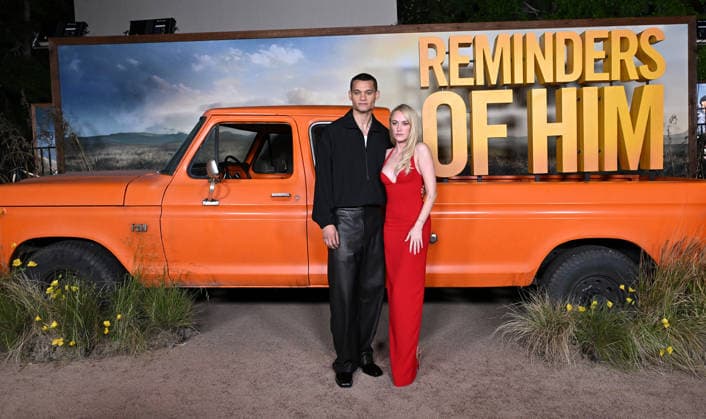 ˜Reminders of Him™ Premiere Tyriq Withers and Maika Monroe arriving to Universal Pictures premiere of Reminders of Him held at the Hollywood Legion Theater at Post 43 on March 09, 2026 in Los Angeles, CA. Los Angeles Hollywood Legion Theater at Post 43 California USA Copyright: xLisaxOConnorx xAFF-USA.comx