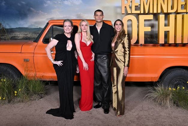 ˜Reminders of Him™ Premiere Colleen Hoover, Maika Monroe, Tyriq Withers and Vanessa Caswill arriving to Universal Pictures premiere of Reminders of Him held at the Hollywood Legion Theater at Post 43 on March 09, 2026 in Los Angeles, CA. Los Angeles Hollywood Legion Theater at Post 43 California USA Copyright: xLisaxOConnorx xAFF-USA.comx