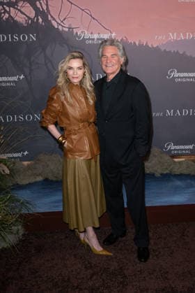 9 March 2026 New York, New York Michelle Pfeiffer, Kurt Russell The Madison New York Premiere held at Jazz at Lincoln Center Photo Credit Christopher Smith AdMedia 453922 2026 03 09 New York New York United States  Copyright: xAdMediax STAR_453922_059