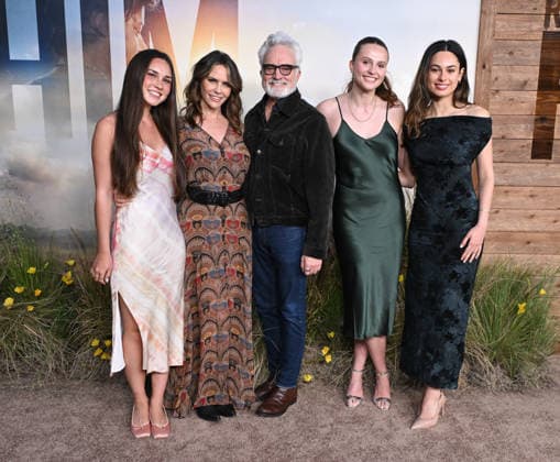 ˜Reminders of Him™ Premiere Amy Landecker, Bradley Whitford and Mary Louisa Whitford arriving to Universal Pictures premiere of Reminders of Him held at the Hollywood Legion Theater at Post 43 on March 09, 2026 in Los Angeles, CA. Los Angeles Hollywood Legion Theater at Post California USA Copyright: xLISAxOConnorx xAFF-USA.comx