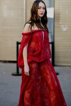 PFW - Zimmermann Street Style Street style, Alycia Debnam-Carey arriving at Zimmermann Fall-Winter 2026-2027 ready-to-wear show, held at the Carreau du Temple, Paris, France, on March 9th, 2026. Photo by Marie-Paola Bertrand-Hillion ABACAPRESS.COM  Copyright: xBertrand-HillionxMarie-Paola ABACAx