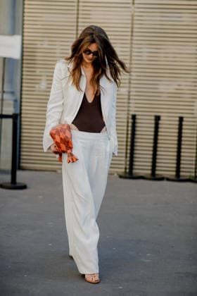 PFW - Zimmermann Street Style Street style, Leila George arriving at Zimmermann Fall-Winter 2026-2027 ready-to-wear show, held at the Carreau du Temple, Paris, France, on March 9th, 2026. Photo by Marie-Paola Bertrand-Hillion ABACAPRESS.COM  Copyright: xBertrand-HillionxMarie-Paola ABACAx
