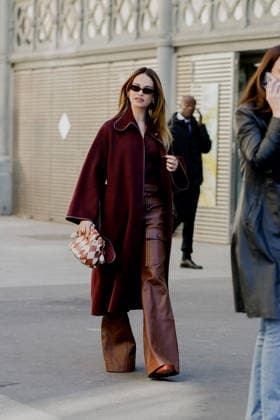 PFW - Zimmermann Street Style Street style, Lily James arriving at Zimmermann Fall-Winter 2026-2027 ready-to-wear show, held at the Carreau du Temple, Paris, France, on March 9th, 2026. Photo by Marie-Paola Bertrand-Hillion ABACAPRESS.COM  Copyright: xBertrand-HillionxMarie-Paola ABACAx