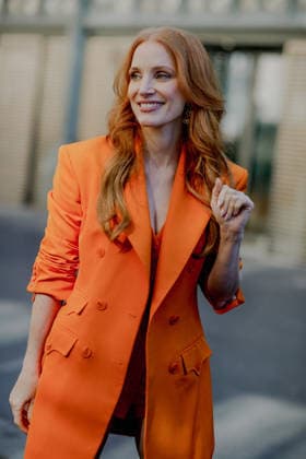 PFW - Zimmermann Street Style Street style, Jessica Chastain arriving at Zimmermann Fall-Winter 2026-2027 ready-to-wear show, held at the Carreau du Temple, Paris, France, on March 9th, 2026. Photo by Marie-Paola Bertrand-Hillion ABACAPRESS.COM  Copyright: xBertrand-HillionxMarie-Paola ABACAx