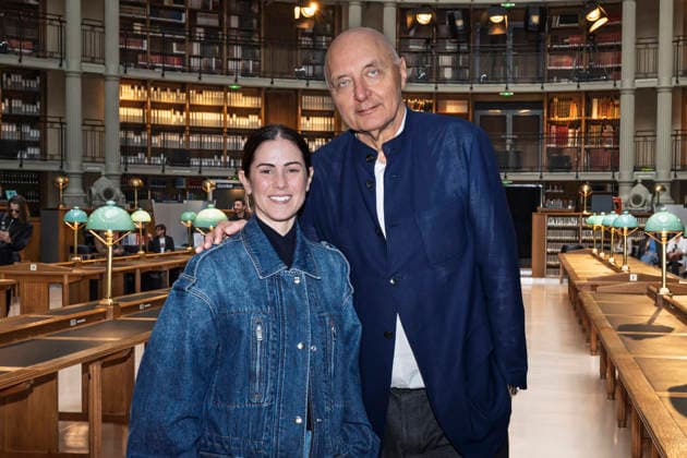 PFW - Time Front Row (L-R) Ellena Carrettoni and Pascal Morand attend the TIME Womenswear Fall Winter 2026-2027 show as part of Paris Fashion Week on March 09, 2026 in Paris, France. Photo by Jana Call me J ABACAPRESS.COM Paris France  Copyright: xJanaxCallxmexJ ABACAx