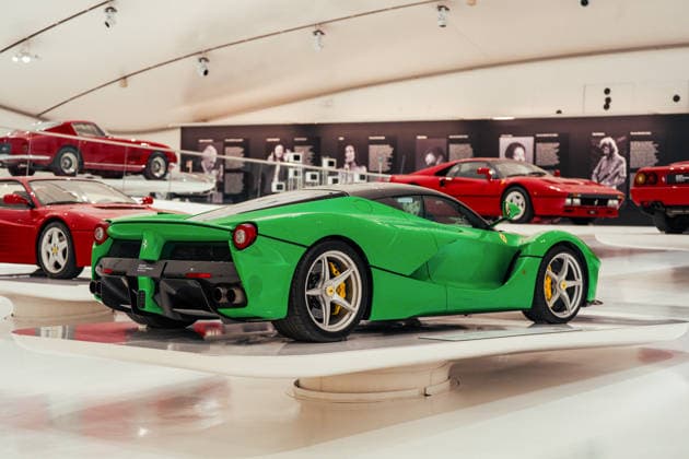 One-of-a-kind Ferrari specially made for Jamiroquai frontman Jay Kay has gone on sale for nearly £4m Story from Jam Press (Unique Green Ferrari) Pictured: The 2014 Ferrari LaFerrari. One-of-a-kind Ferrari specially made for Jamiroquai frontman Jay Kay has gone on sale for nearly £4m A unique bright green Ferrari specially made for Jamiroquai frontman Jay Kay has gone on sale for nearly £4 million. The 2014 Ferrari LaFerrari has covered just 7,000 miles since new. It is believed to be the only one of its kind to be finished in green. Its striking paintwork was inspired by the Italian tricolour, with the theme carried through into the cabin with black and green leather throughout. The hybrid hypercar also has Jamiroquai etched on its s  Copyright: xJamxPress FedericoxVecchio CourtesyxofxRMxSotheby s