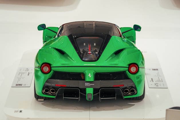 One-of-a-kind Ferrari specially made for Jamiroquai frontman Jay Kay has gone on sale for nearly £4m Story from Jam Press (Unique Green Ferrari) Pictured: The 2014 Ferrari LaFerrari. One-of-a-kind Ferrari specially made for Jamiroquai frontman Jay Kay has gone on sale for nearly £4m A unique bright green Ferrari specially made for Jamiroquai frontman Jay Kay has gone on sale for nearly £4 million. The 2014 Ferrari LaFerrari has covered just 7,000 miles since new. It is believed to be the only one of its kind to be finished in green. Its striking paintwork was inspired by the Italian tricolour, with the theme carried through into the cabin with black and green leather throughout. The hybrid hypercar also has Jamiroquai etched on its s  Copyright: xJamxPress FedericoxVecchio CourtesyxofxRMxSotheby s
