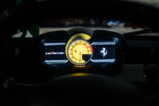 One-of-a-kind Ferrari specially made for Jamiroquai frontman Jay Kay has gone on sale for nearly £4m Story from Jam Press (Unique Green Ferrari) Pictured: The 2014 Ferrari LaFerrari. One-of-a-kind Ferrari specially made for Jamiroquai frontman Jay Kay has gone on sale for nearly £4m A unique bright green Ferrari specially made for Jamiroquai frontman Jay Kay has gone on sale for nearly £4 million. The 2014 Ferrari LaFerrari has covered just 7,000 miles since new. It is believed to be the only one of its kind to be finished in green. Its striking paintwork was inspired by the Italian tricolour, with the theme carried through into the cabin with black and green leather throughout. The hybrid hypercar also has Jamiroquai etched on its s  Copyright: xJamxPress FedericoxVecchio CourtesyxofxRMxSotheby s