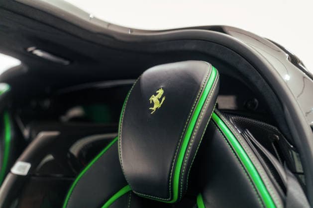 One-of-a-kind Ferrari specially made for Jamiroquai frontman Jay Kay has gone on sale for nearly £4m Story from Jam Press (Unique Green Ferrari) Pictured: The 2014 Ferrari LaFerrari. One-of-a-kind Ferrari specially made for Jamiroquai frontman Jay Kay has gone on sale for nearly £4m A unique bright green Ferrari specially made for Jamiroquai frontman Jay Kay has gone on sale for nearly £4 million. The 2014 Ferrari LaFerrari has covered just 7,000 miles since new. It is believed to be the only one of its kind to be finished in green. Its striking paintwork was inspired by the Italian tricolour, with the theme carried through into the cabin with black and green leather throughout. The hybrid hypercar also has Jamiroquai etched on its s  Copyright: xJamxPress FedericoxVecchio CourtesyxofxRMxSotheby s