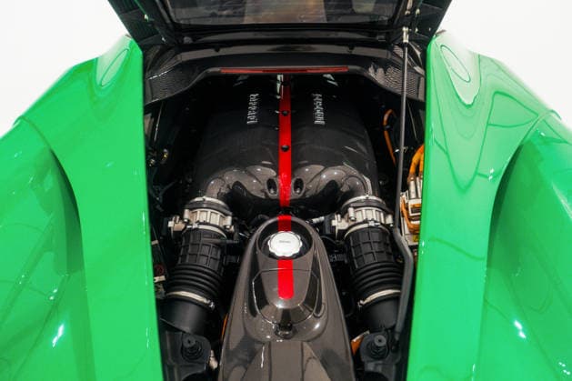 One-of-a-kind Ferrari specially made for Jamiroquai frontman Jay Kay has gone on sale for nearly £4m Story from Jam Press (Unique Green Ferrari) Pictured: The 2014 Ferrari LaFerrari. One-of-a-kind Ferrari specially made for Jamiroquai frontman Jay Kay has gone on sale for nearly £4m A unique bright green Ferrari specially made for Jamiroquai frontman Jay Kay has gone on sale for nearly £4 million. The 2014 Ferrari LaFerrari has covered just 7,000 miles since new. It is believed to be the only one of its kind to be finished in green. Its striking paintwork was inspired by the Italian tricolour, with the theme carried through into the cabin with black and green leather throughout. The hybrid hypercar also has Jamiroquai etched on its s  Copyright: xJamxPress FedericoxVecchio CourtesyxofxRMxSotheby s