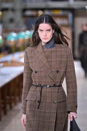 PFW - Time Runway A model walks the runway during the TIME Womenswear Fall Winter 2026-2027 show as part of Paris Fashion Week on March 09, 2026 in Paris, France. Photo by Jana Call me J ABACAPRESS.COM Paris France  Copyright: xJanaxCallxmexJ ABACAx