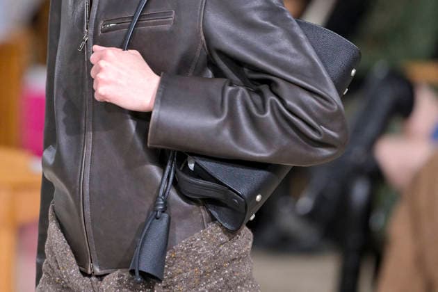 PFW - Time Runway A model, bag detail, walks the runway during the TIME Womenswear Fall Winter 2026-2027 show as part of Paris Fashion Week on March 09, 2026 in Paris, France. Photo by Jana Call me J ABACAPRESS.COM Paris France  Copyright: xJanaxCallxmexJ ABACAx