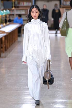 PFW - Time Runway A model walks the runway during the TIME Womenswear Fall Winter 2026-2027 show as part of Paris Fashion Week on March 09, 2026 in Paris, France. Photo by Jana Call me J ABACAPRESS.COM Paris France  Copyright: xJanaxCallxmexJ ABACAx