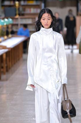 PFW - Time Runway A model walks the runway during the TIME Womenswear Fall Winter 2026-2027 show as part of Paris Fashion Week on March 09, 2026 in Paris, France. Photo by Jana Call me J ABACAPRESS.COM Paris France  Copyright: xJanaxCallxmexJ ABACAx