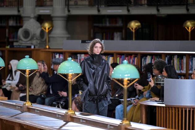 PFW - Time Runway A model walks the runway during the TIME Womenswear Fall Winter 2026-2027 show as part of Paris Fashion Week on March 09, 2026 in Paris, France. Photo by Jana Call me J ABACAPRESS.COM Paris France  Copyright: xJanaxCallxmexJ ABACAx