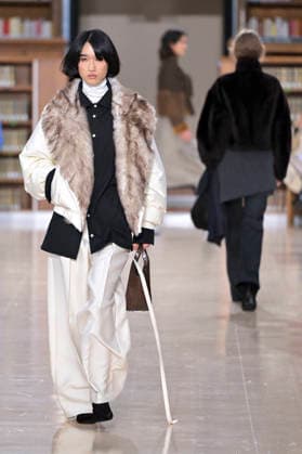 PFW - Time Runway A model walks the runway during the TIME Womenswear Fall Winter 2026-2027 show as part of Paris Fashion Week on March 09, 2026 in Paris, France. Photo by Jana Call me J ABACAPRESS.COM Paris France  Copyright: xJanaxCallxmexJ ABACAx