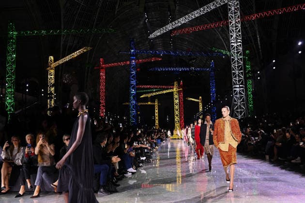 PFW - Chanel Runway A model walks the runway during the Chanel Womenswear Fall Winter 2026-2027 show as part of Paris Fashion Week on March 09, 2026 in Paris, France. Photo by Franck Castel ABACAPRESS.COM Paris France  Copyright: xCastelxFranck ABACAx