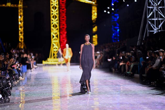 PFW - Chanel Runway A model walks the runway during the Chanel Womenswear Fall Winter 2026-2027 show as part of Paris Fashion Week on March 09, 2026 in Paris, France. Photo by Franck Castel ABACAPRESS.COM Paris France  Copyright: xCastelxFranck ABACAx