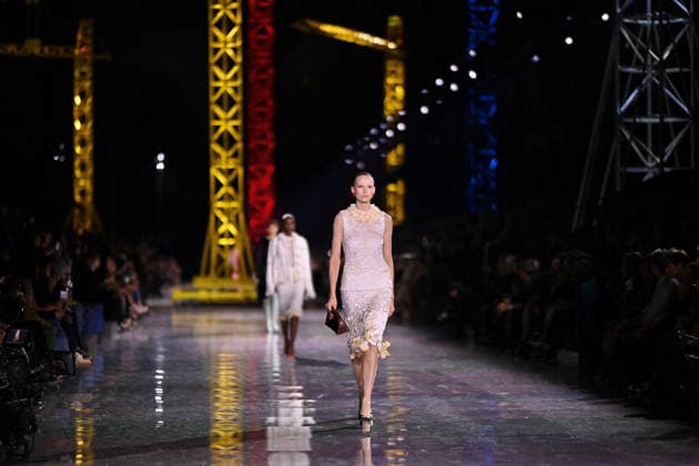 PFW - Chanel Runway A model walks the runway during the Chanel Womenswear Fall Winter 2026-2027 show as part of Paris Fashion Week on March 09, 2026 in Paris, France. Photo by Franck Castel ABACAPRESS.COM Paris France  Copyright: xCastelxFranck ABACAx