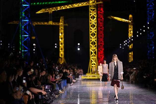 PFW - Chanel Runway A model walks the runway during the Chanel Womenswear Fall Winter 2026-2027 show as part of Paris Fashion Week on March 09, 2026 in Paris, France. Photo by Franck Castel ABACAPRESS.COM Paris France  Copyright: xCastelxFranck ABACAx