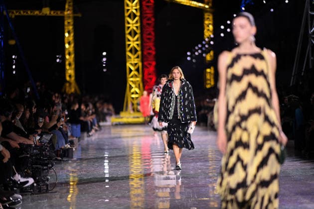 PFW - Chanel Runway A model walks the runway during the Chanel Womenswear Fall Winter 2026-2027 show as part of Paris Fashion Week on March 09, 2026 in Paris, France. Photo by Franck Castel ABACAPRESS.COM Paris France  Copyright: xCastelxFranck ABACAx