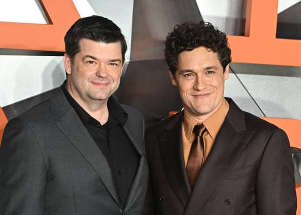 Chris Miller and Phil Lord attends Project Hail Mary World Premiere at Cineworld Leicester Square in London, England. UK. Monday 9th March 2026. Copyright: xJamesxWarrenx ae6p5588