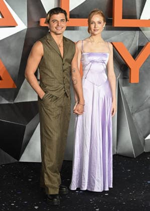 Nikita Kuzmin and Lauren Jaine attends Project Hail Mary World Premiere at Cineworld Leicester Square in London, England. UK. Monday 9th March 2026. Copyright: xJamesxWarrenx ae6p5601