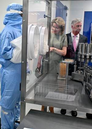 The King and Queen Visit The Province Of Antwerpen NIEL, BELGIUM - MARCH 10 : King Philippe and Queen Mathilde are visiting the province of Antwerp. Their visit starts at the Science Park of the University of Antwerp in Niel. This unique location offers innovative companies focusing on research in the health and environment sectors the opportunity to collaborate fully in a dynamic and inspiring ecosystem. The science park, an initiative of the Provincial Development Agency (POM) Antwerp, supports companies from start-ups to multinationals with optimal growth opportunities and possibilities for new partnerships. During their visit, the King and Queen will meet with various companies based on the site. They will be introduced to the educa  Copyright: xBertxVanxDenxBrouckex