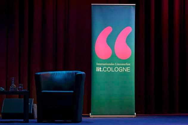 Logo of lit Cologne at the lit Cologne 2026 event lit Comedy at the Theater am Tanzbrunnen Cologne, 09 03 2026 Foto:xR.xSchmiegeltx xFuturexImagex comedy_6301